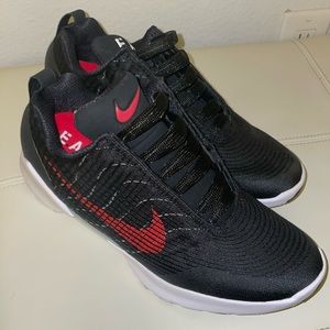 NWOT NIKE BLACK AND RES  AIR HYPER ADAPTS 1.0 NEVER WORN